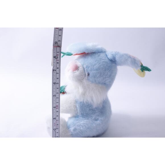 Adorable, Vintage, Kuddle Me Toys, Blue Rabbit, Easter Bunny, Tag, Animal Pals, - Picture 4 of 4